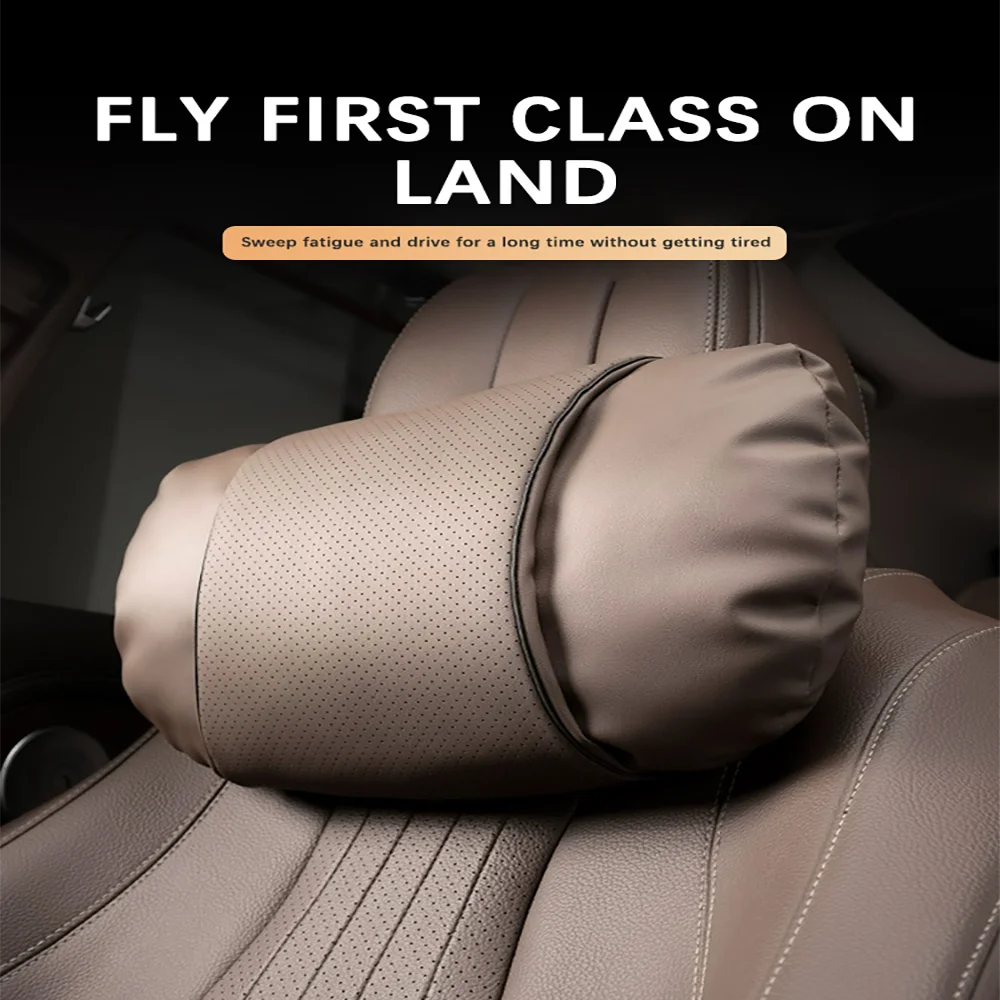 Atmungsaktives Mesh-Auto-Nackenkissen – ergonomisches Kopfstützenkissen für Fahrkomfort für BMW 7er F01 F02 F03 F04 G11 G12 G70 Image