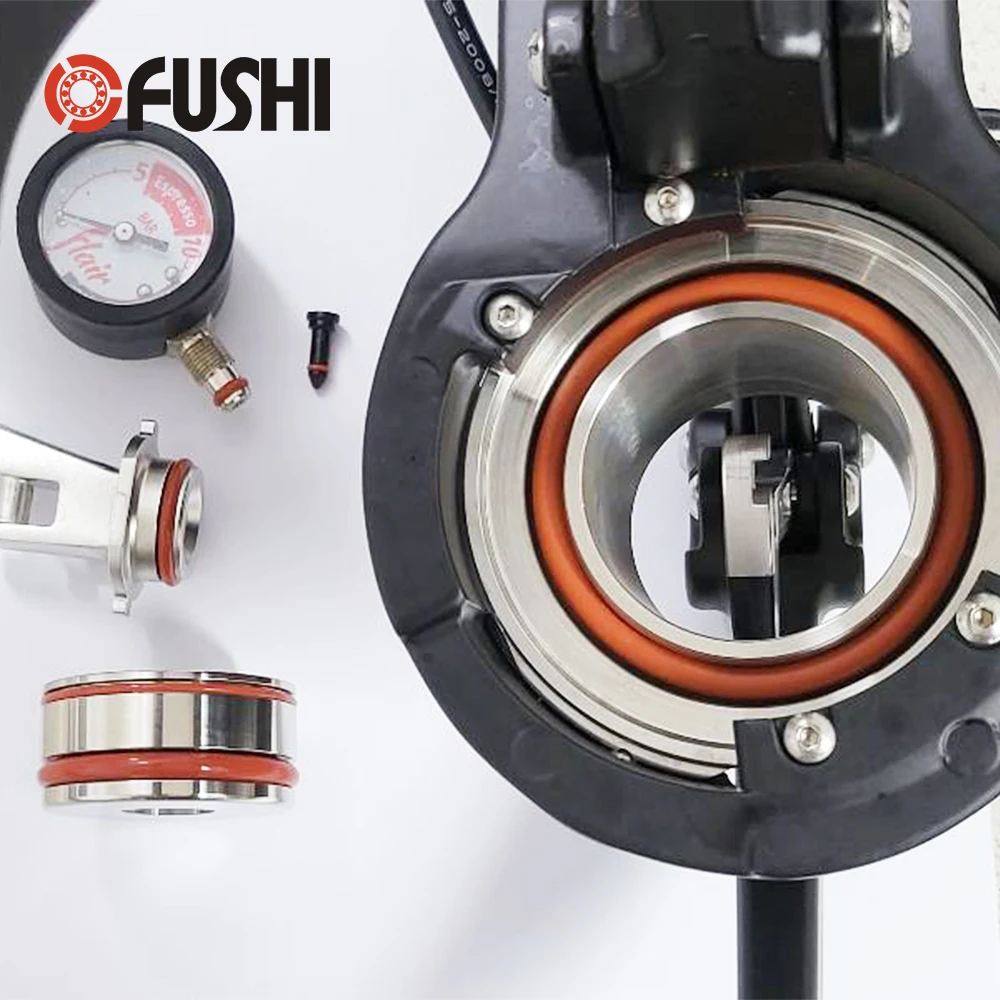 Silikon-O-Ring für manuelle Kaffeemaschine FLAIR58 3 Sets O-Ring VMQ Dichtungsdichtung ORing roter Gummi 18 Stück Image