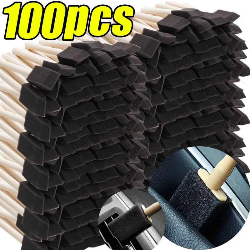 Auto Air Outlet Schwamm Reinigung Pinsel Innen Detaillierung Staub Entfernung Pinsel Conditioner Grille Reiniger Pinsel Auto Zubehör Image