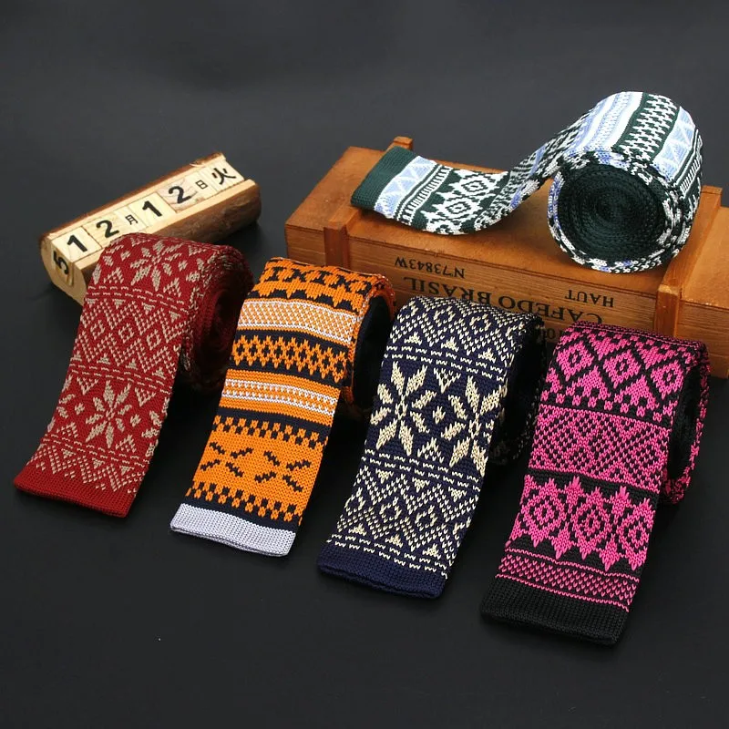 Brandneue Herren-Krawatte im Retro-Stil, bunt, für Herren, Hochzeit, schmal, schmal, dünn, gewebt, schlicht, schmal, Vintage-Krawatten