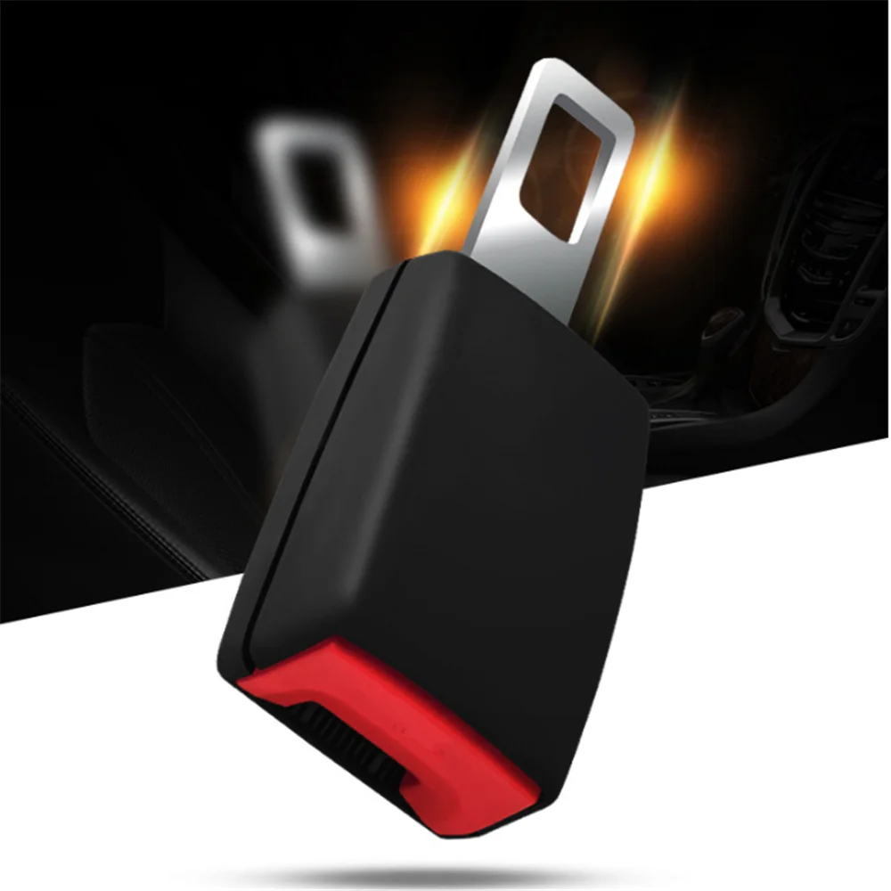 Für 1Pc Auto Sicherheit Gürtel Extender Sitz Gürtel Abdeckung Sitz Gürtel Polsterung Verlängerung Schnalle Stecker Schnalle Sicherheitsgurt Clip auto Zubehör Image