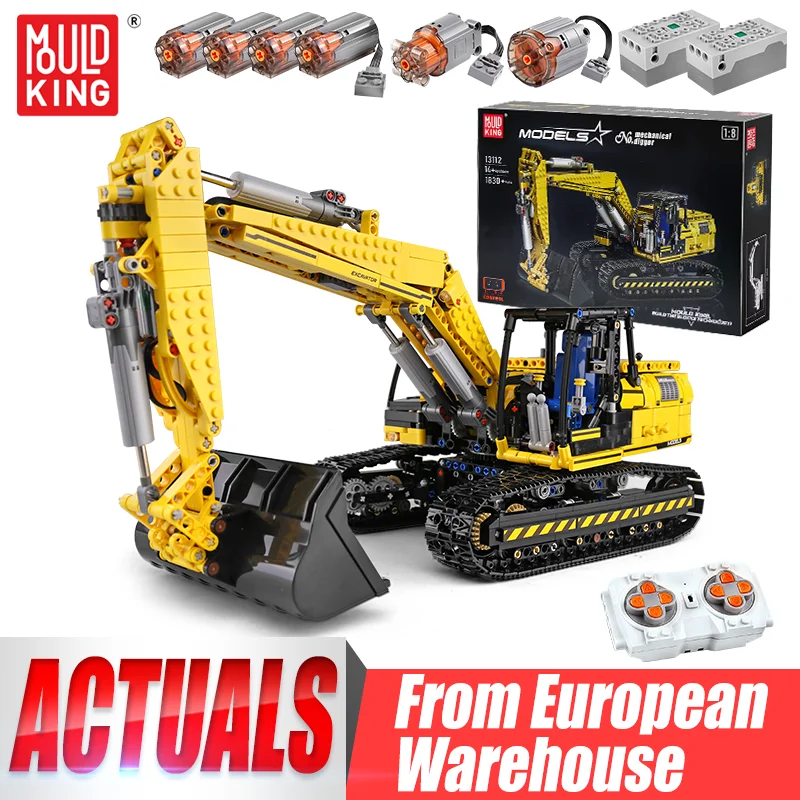 Mould King 13112 Technisches Auto-Spielzeug Der MOC-2513 APP&RC Motorisierte Bagger-Modellbausatz Bausteine Kinder Weihnachtsgeschenk - Aliexpress DE