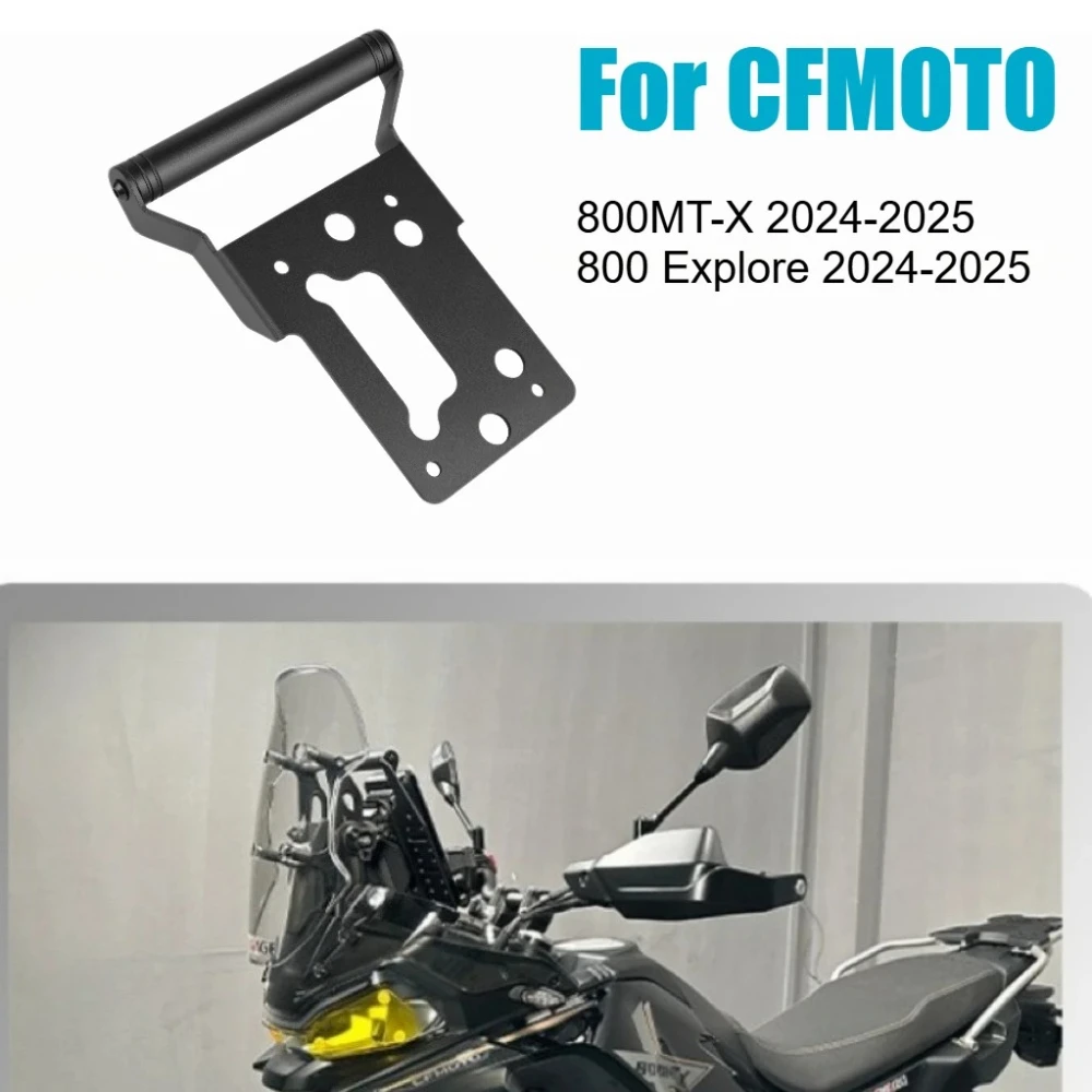 Für CFMOTO 800MT-X 800MTX 800 MT-X 800 MT X 2024-2025 GPS Navigation Telefon Halter Unterstützung Handy Verlängerung bar Halterung Image