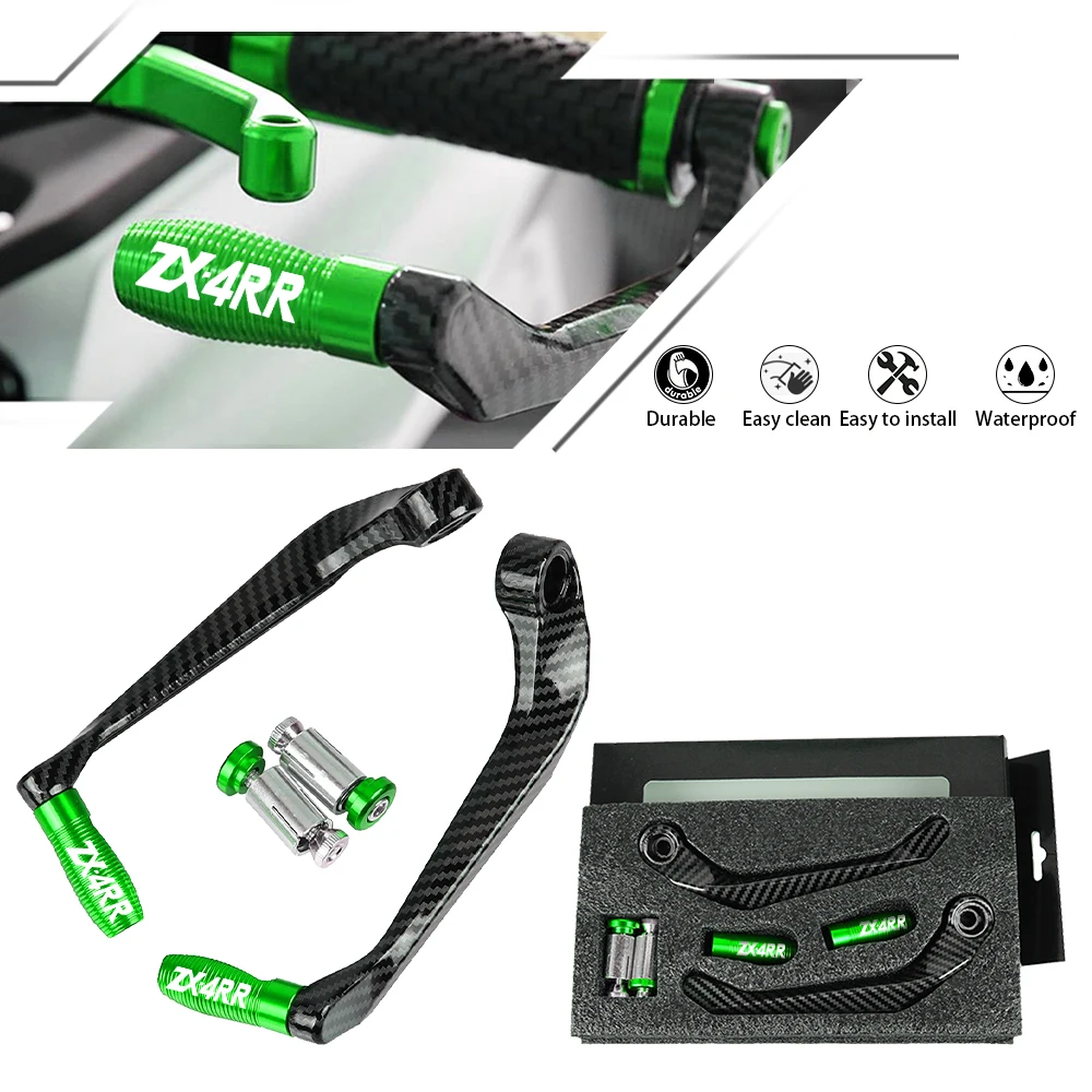Für KAWASAKI Ninja ZX4R ZX4RR ZX-4R 2013-2024 2023 2022 2020 Lenkergriffe Schutz Bremskupplungshebelschutz ZX-4RR ZX 4RR Image