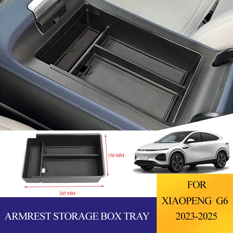 ABS Armlehne Lagerung Box Für Xpeng G6 2023-2025 Halter Dashboard Organizer Fach Auto Innen Zubehör Image