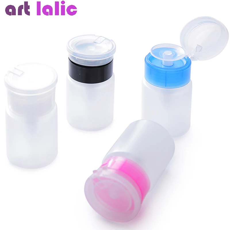 75-ml-Pumpspender, leere Druckflasche für Make-up-Entferner, Nagellackentferner und Aceton-Flüssigkeit Image
