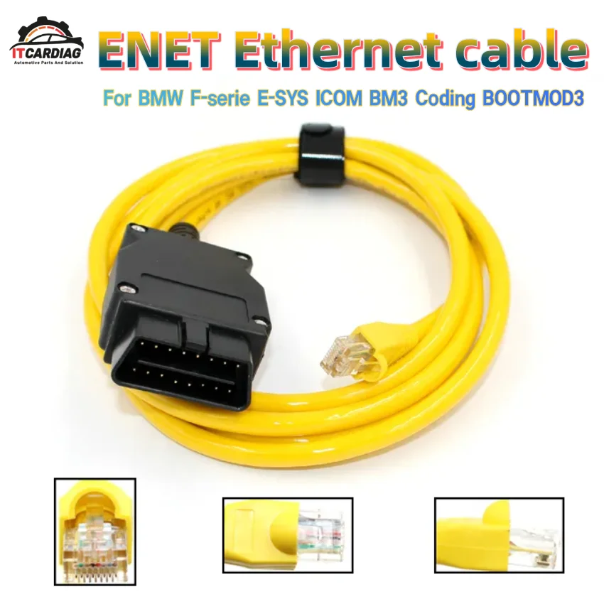 ENET Ethernet Refresh Interface Kabel für BMW F-Serie ESYS ICOM Refresh Hidden Data Coding ECU Programmierer OBD2 Diagnoseadapter Image