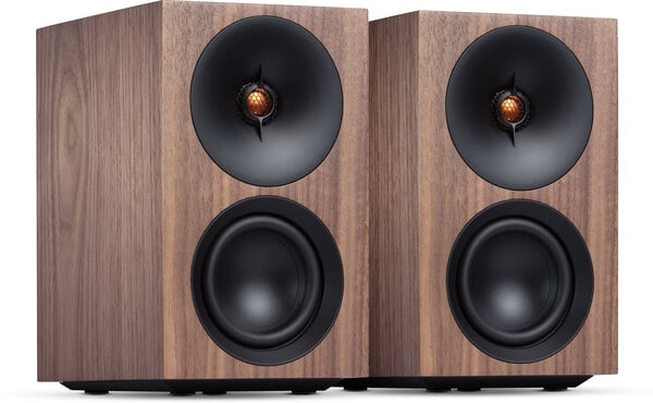 Cambridge Audio L/R S powered speakers (walnut)