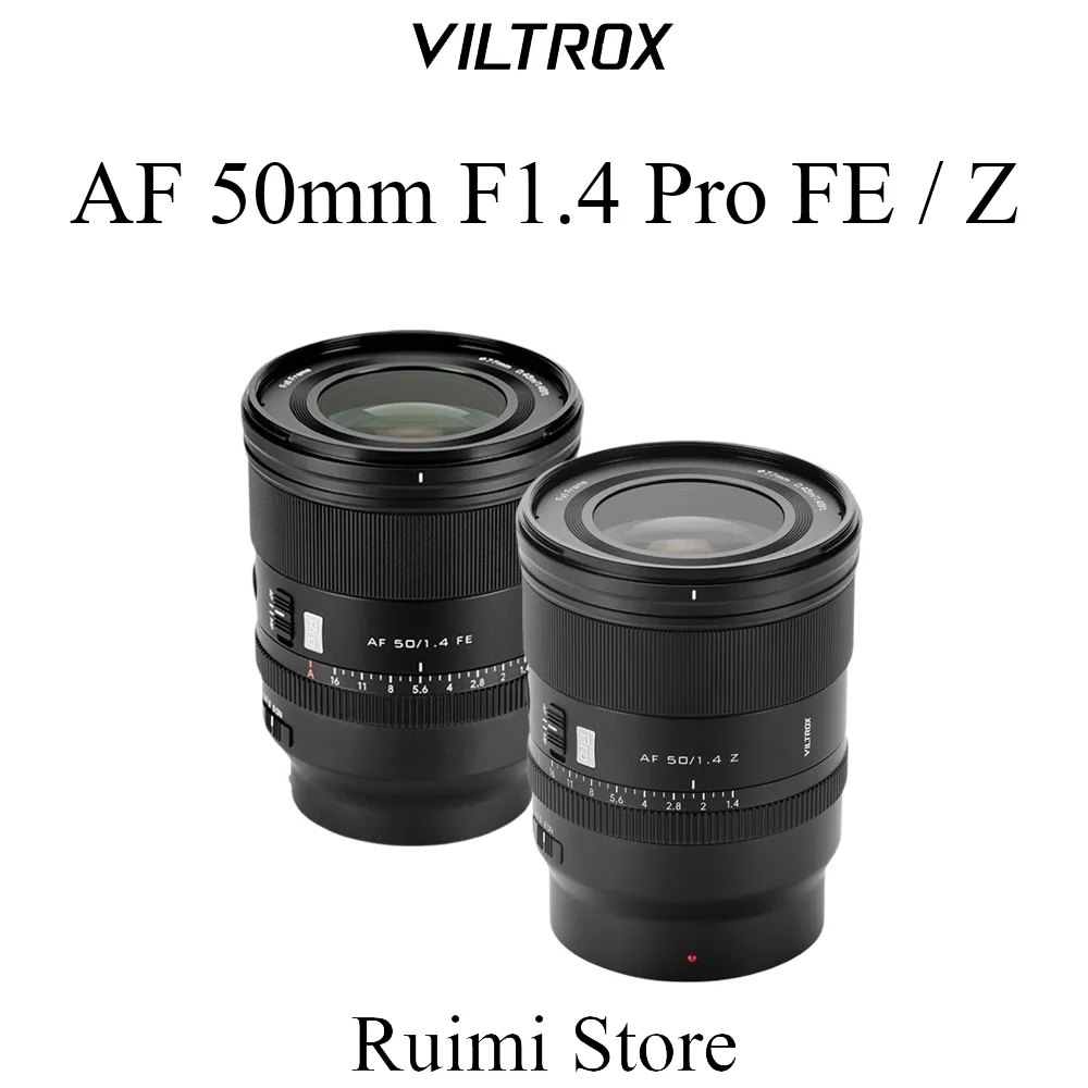 Viltrox 50mm f1.4 Pro Vollformat-Autofokus-Objektiv für Sony E-Mount und Nikon Z-Mount Image