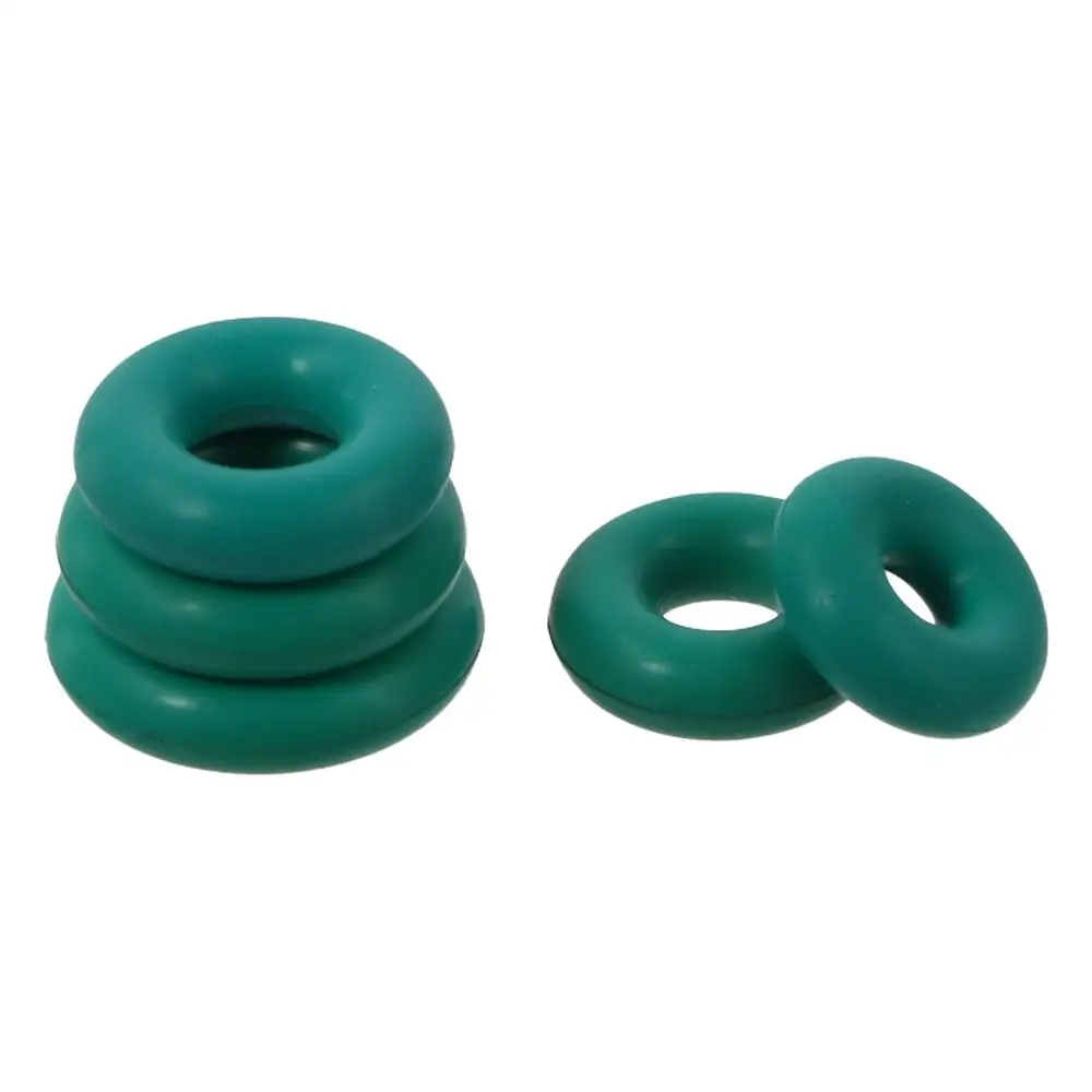O-Ringe aus Fluor kautschuk, Dichtung mit einer Breite von 3,5mm für Maschinen installationen, grün, 10er-Pack Image