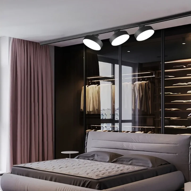 1 stücke 2 Drähte 3 Drähte 4 Drähte LED-Schienen licht 85-265V 10W 15W 20W 25W Schienen lampen Home Kitchen Kleidung Schuhe Shop Store Spotlight