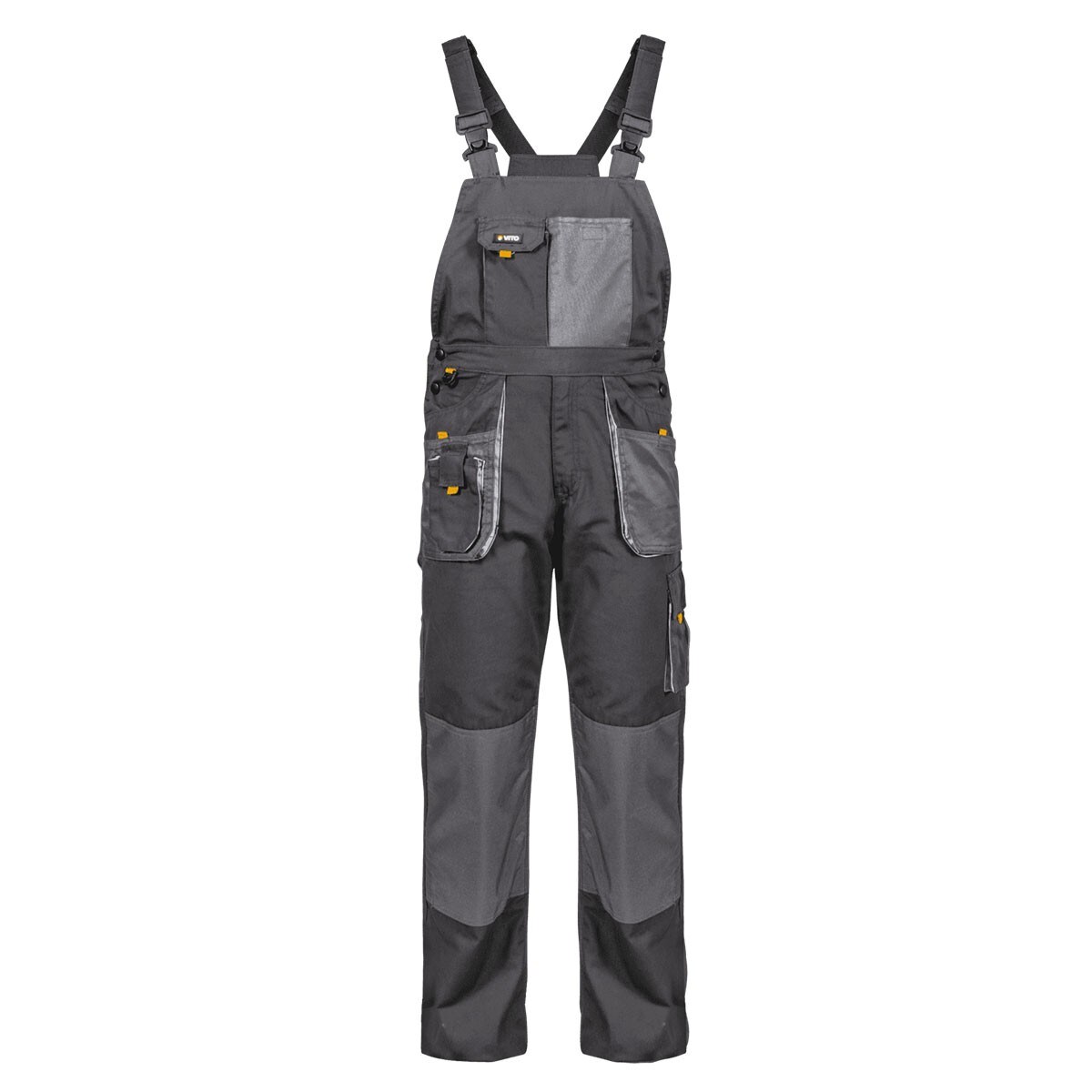 Arbeitslatzhose Comfort Plus Größe 48 Farbe Grau Oxford-Schutz 10 Taschen VITO Image