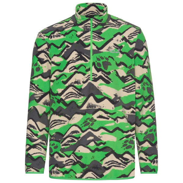 Jack Wolfskin - Paw Era 100 Print Halfzip - Fleecepullover Gr XXL grün