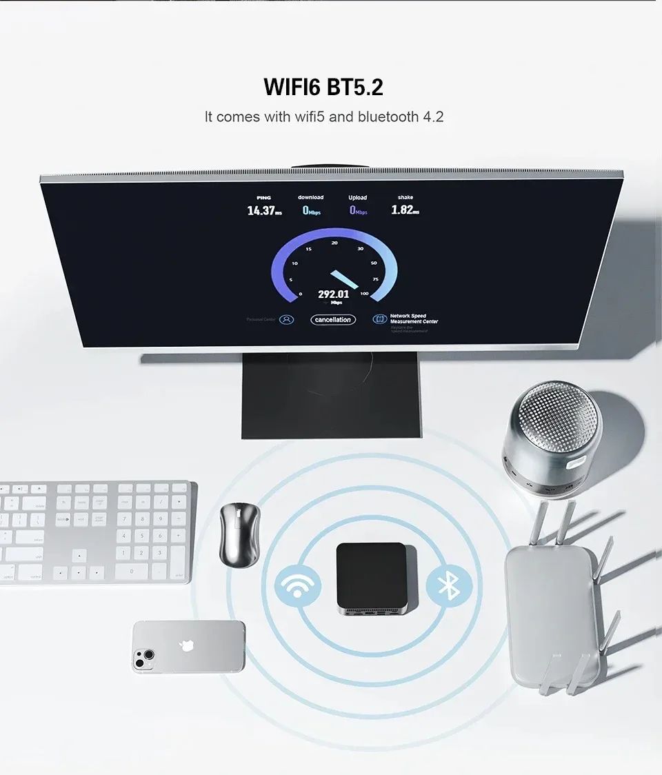 Intel I9 Windows 11 Pro Mini PC 12GB RAM 512GB SSD WiFi 6 Compact Desktop Computer intel I9 9900u 16gb Ram 512gb