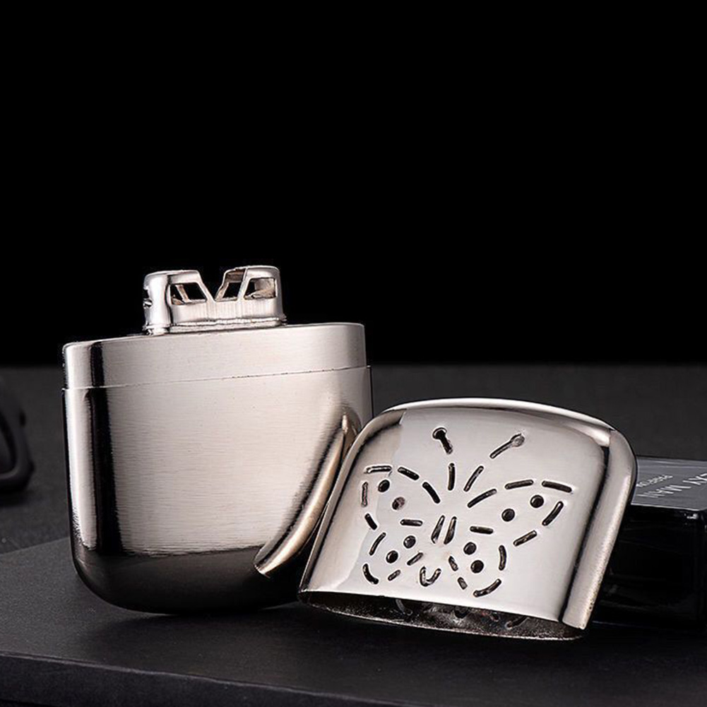 Zinc Alloy Pocket Hand Warmer, Reusable Fuel Heater For Outdoor Hunting, Camping, Fishing Zinc Alloy Pocket Hand Warmer, Reusable Fuel Heater For Outdoor Hunting, Camping, Fishing