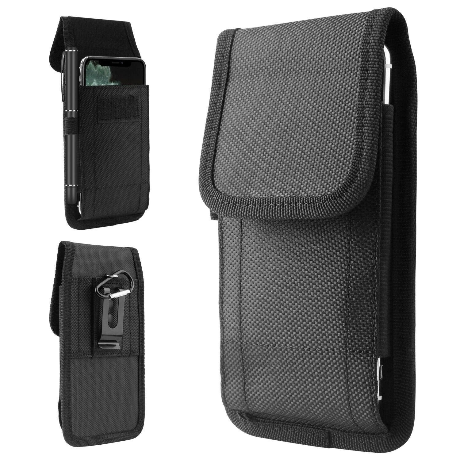 Vertical Cell Phone Holster Wallet Case With Belt Clip Durable & Secure Vertical Cell Phone Holster Wallet Case With Belt Clip Durable & Secure