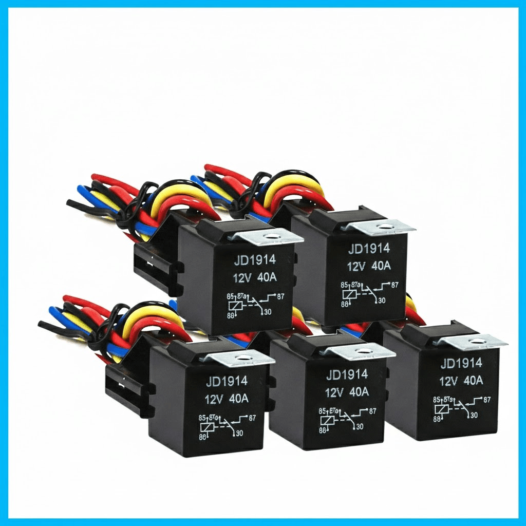 Waterproof DC 5Pin Automotive Car Relay Switch SPDT Harness Sockets Waterproof DC 5Pin Automotive Car Relay Switch SPDT Harness Sockets