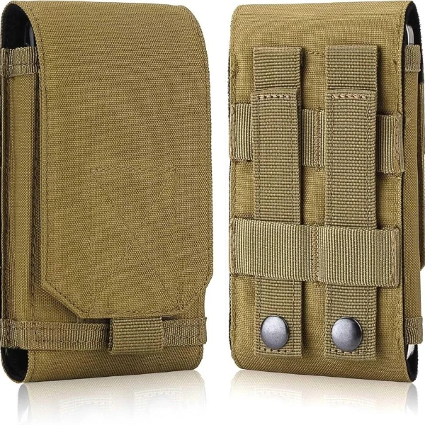 Tactical Molle Cell Phone Pouch Army Waist Holster For Smartphones balck