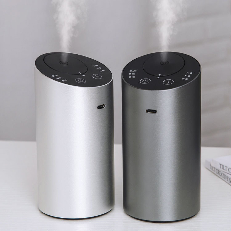 Electric Aroma Diffuser Fragrance Nebulizer For Car And Home With Essential Oils Vaporizer silver