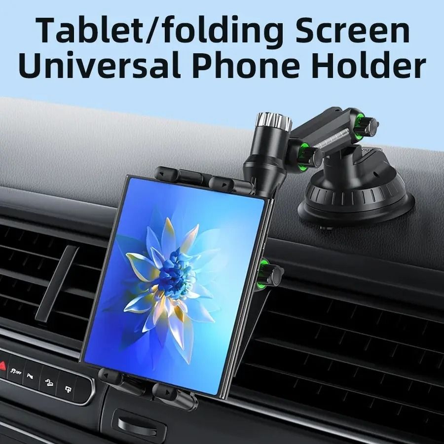Dashboard High Intensity Tablet & Phone Suction Mount | Universal Car Holder For 7"15" Pads & Folding Screen Phones Dashboard High Intensity Tablet & Phone Suction Mount | Universal Car Holder For 7"15" Pads & Folding Screen Phones