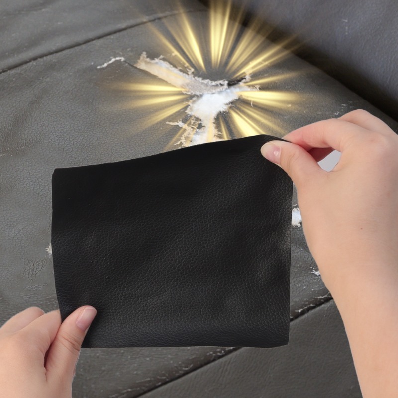 Leather Repair Tape, Self Adhesive Patches For Sofa & Car Seat Repair, Waterproof Furniture Restoration Sticker light Brown