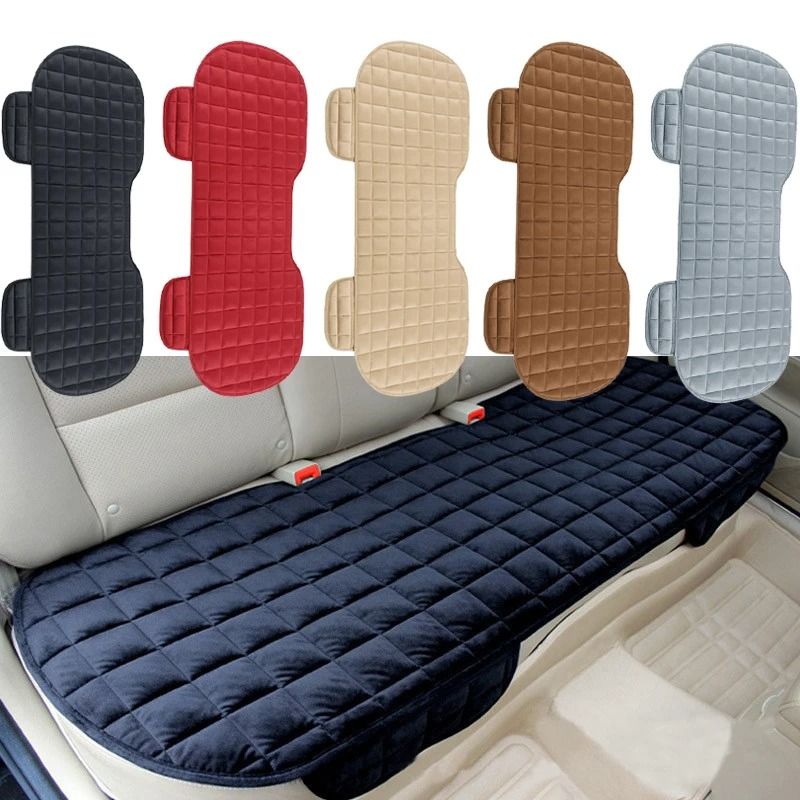 Universal Winter Car Seat Cover Cushion Non Slip Warm Protector Mat red