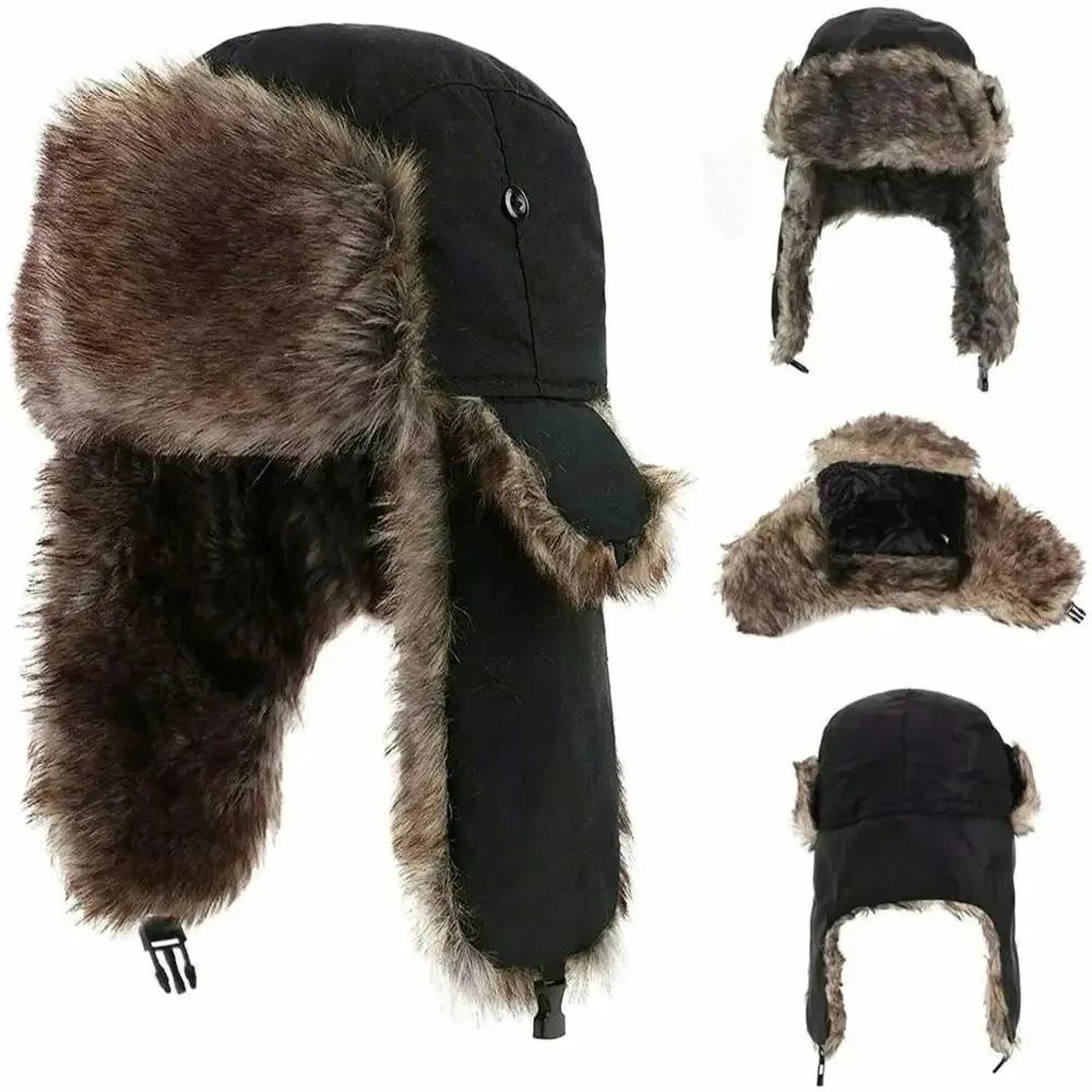 Thermal Waterproof Bomber Trapper Hat grey