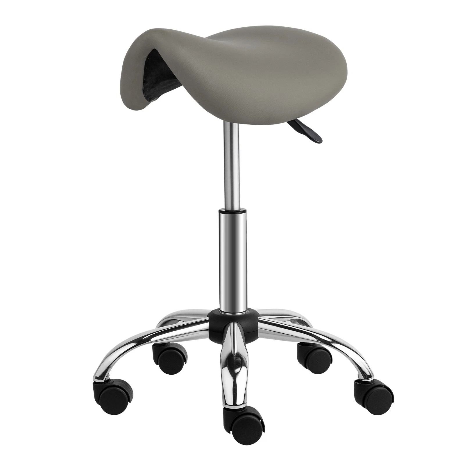 Adjustable Saddle Stool Rolling Chair Hydraulic Stylist Cutting Stool For Salon & Office Use Adjustable Saddle Stool Rolling Chair Hydraulic Stylist Cutting Stool For Salon & Office Use