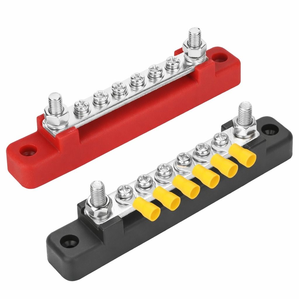 Way Power Distribution Bus Bar Terminal Block, Battery Block For Car, Boat, RV, Marine Way Power Distribution Bus Bar Terminal Block, Battery Block For Car, Boat, RV, Marine