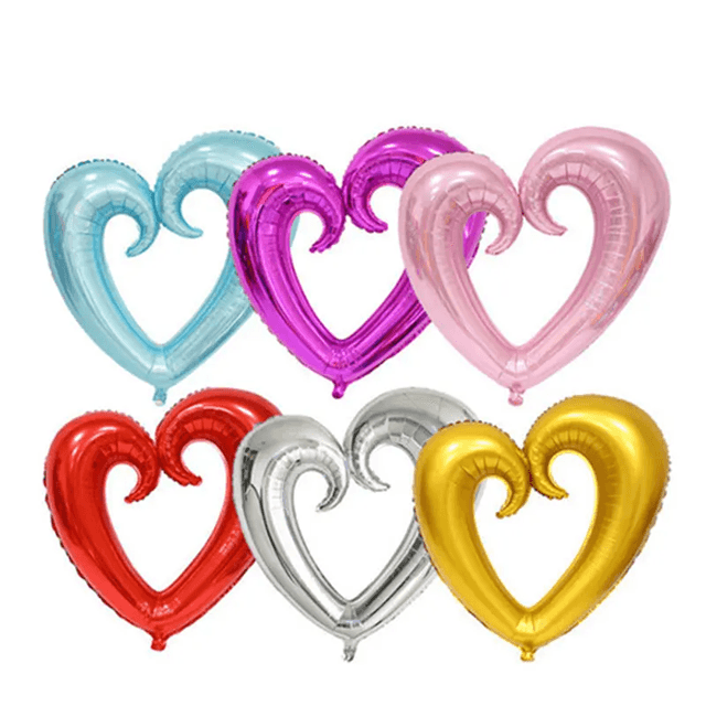 40 Inch Giant Heart Foil Balloon For Valentine And Wedding Decor red