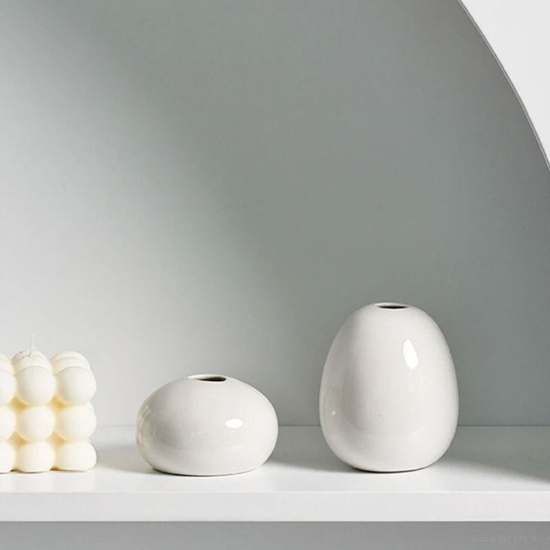 Korean Style Ceramic Bud Vase High Performance Mini Flower Vase & Single Stem Decorative Floral Holder s12