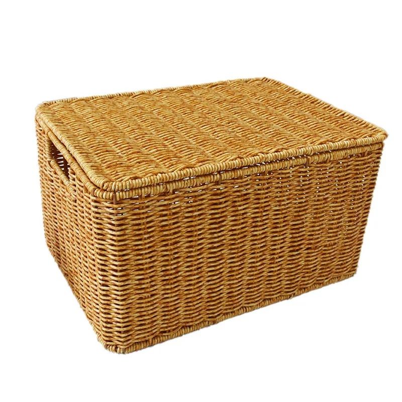 Oversized Rattan Woven Storage Box For Clothes And Laundry Oversized Rattan Woven Storage Box For Clothes And Laundry