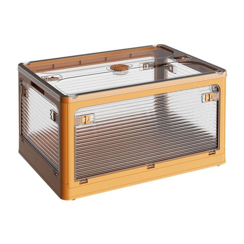 Multi Door Folding Storage Box Organizer For Home Car And Camping yellow medium