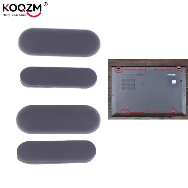 4pcs Rubber Foot Pads Replacement For Laptop Bottom Case Stand Feet For ThinkPad X1 Carbon 4pcs Rubber Foot Pads Replacement For Laptop Bottom Case Stand Feet For ThinkPad X1 Carbon