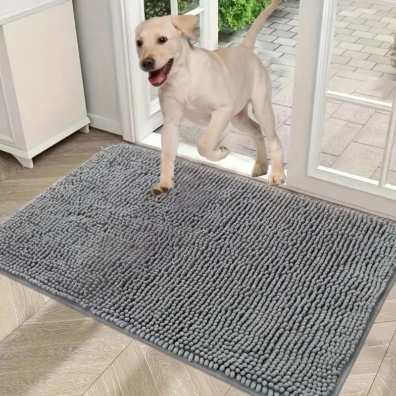 Microfiber Muddy Paws Dog Doormat High Performance Absorbent & Quick Drying Pet Mat 30 X 50 Cm