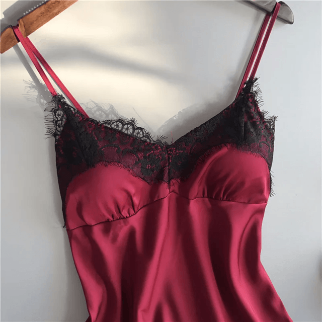 Womens Lace V Neck Pajama Set Sexy Sleep Shorts Lingerie a