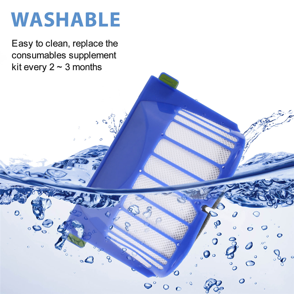 Vacuum Filter And Brush Replacement Kit For IRobot Roomba For Stronger Cleaning Vacuum Filter And Brush Replacement Kit For IRobot Roomba For Stronger Cleaning