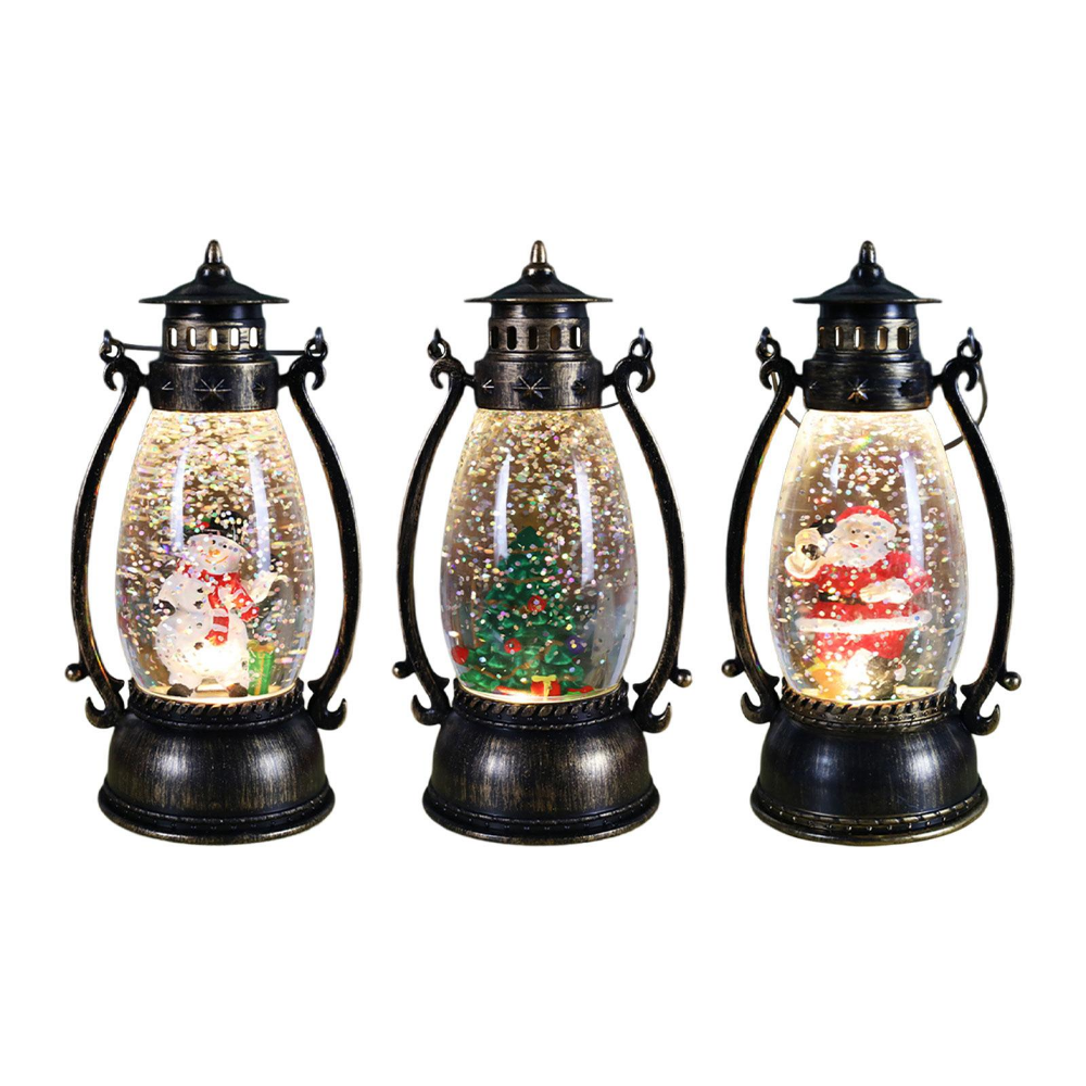 Christmas Acrylic Crystal Ball Lantern Light Outdoor Xmas Day Party Decor & Kid Gift Landscape Night Lamp Ornaments christmas Tree