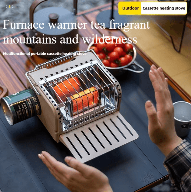 Portable Outdoor Mini Heating Gas Stove Camping Heater And Cooker Portable Outdoor Mini Heating Gas Stove Camping Heater And Cooker