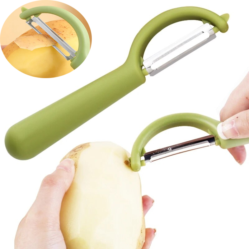 Stainless Steel Vegetable Peeler Fast, Manual Potato & Fruit Peeler Tool For Effortless, Smooth Peeling white