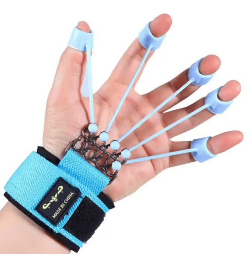 Adjustable Silicone Hand Grip Strengthener And Finger Exerciser For Wrist And Forearm Training gray 20lb