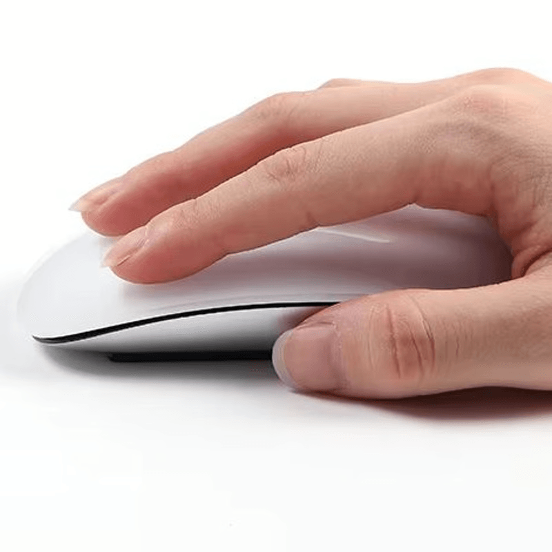 Apple Compatible Bluetooth Multi Touch Wireless Mouse For Smooth Gestures & Control white