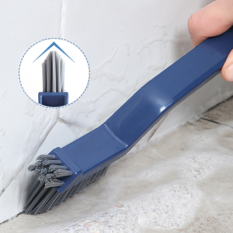 Multipurpose Cleaning Brush For Tile Gaps, Window Grooves, & Corners white