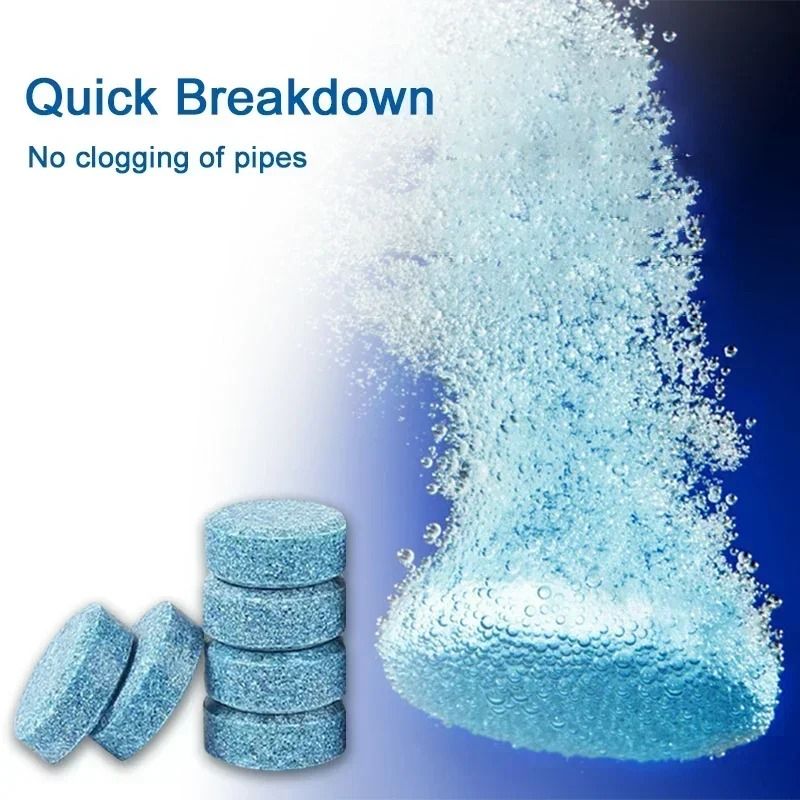 100 Piece Value Pack Concentrated Effervescent Windshield Cleaner Tablets 100 Piece Value Pack Concentrated Effervescent Windshield Cleaner Tablets