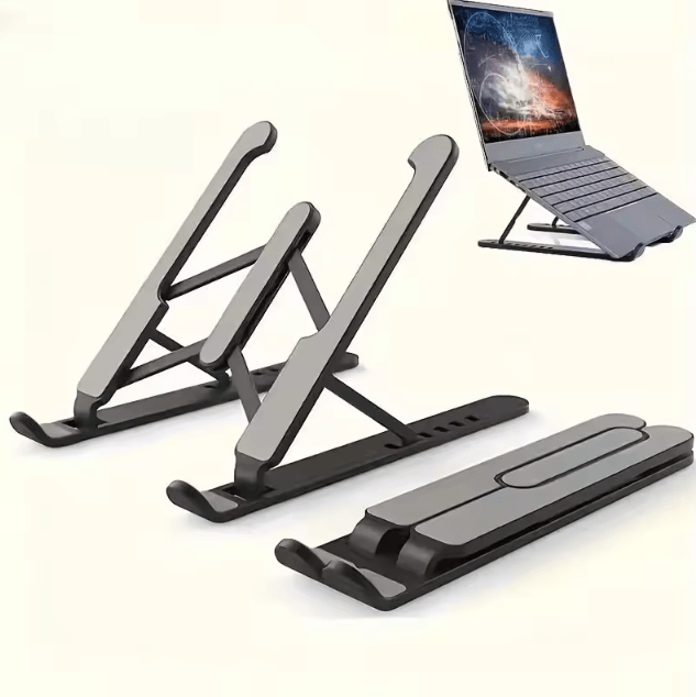 Foldable Portable Laptop Stand Notebook Support Base Holder white