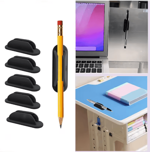 Office Pen Holder Stand With Anti Loss Design For Desk Organization color B 1pc