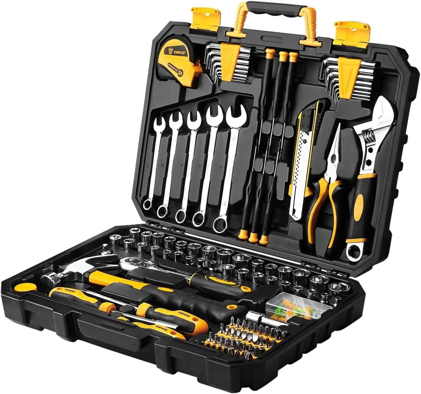 158 Piece General Household Tool Kit Professional Auto & Home Repair Set 158 Piece General Household Tool Kit Professional Auto & Home Repair Set