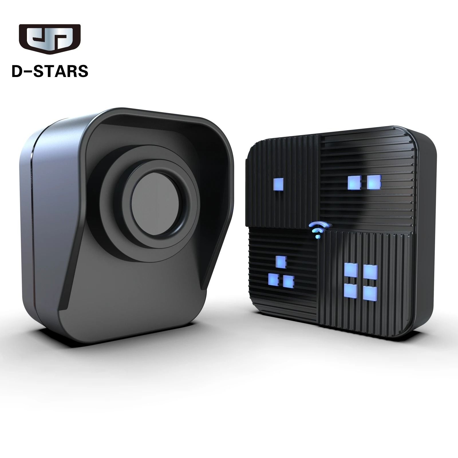 Driveway Alarm Long Range Wireless Motion Sensor System For Outdoor And Indoor Security 1 Receiver 2 Sensors