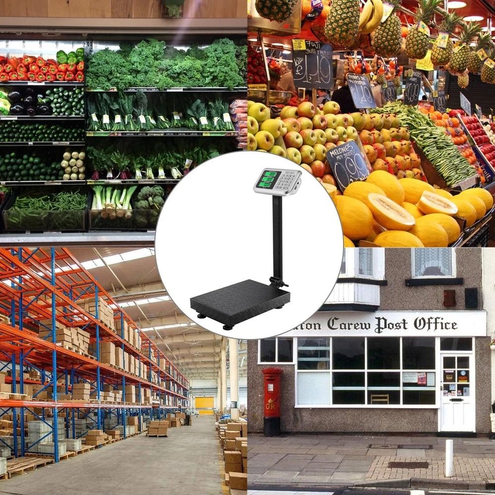 Iron Commercial Shipping Scale, Precision, Black With KG LB Switch Iron Commercial Shipping Scale, Precision, Black With KG LB Switch