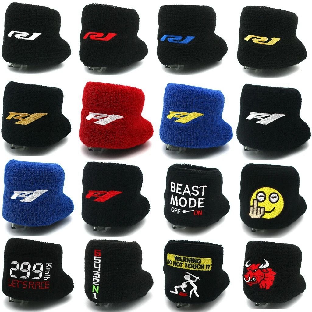 3D Front Brake Reservoir Sock Cover | Premium Fluid Tank Protector For Yamaha YZF R1 & R1M 1